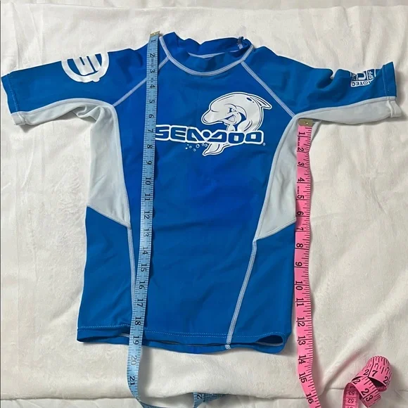 Sea-Doo Kids Blue Rashguard - Picture 4 of 10